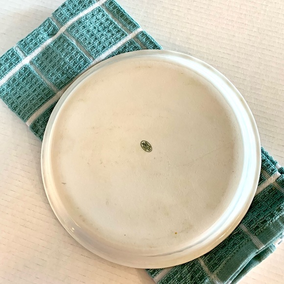 Vintage Porcelain Pie Plate Pumpkins Apilco France Fall Thanksgiving - Picture 8 of 12